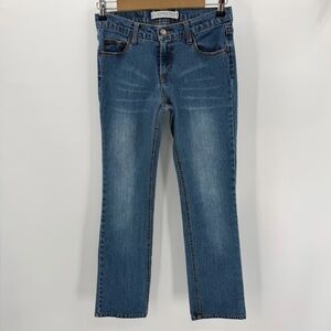 Express Jeans Womens 4R Blue VOLCANIC VIXEN Precision Fit Low Rise Low/Sexy Y2K